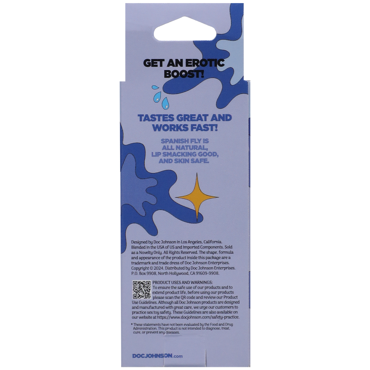 Spanish Fly Sex Liquid Blue Raspberry 1oz
