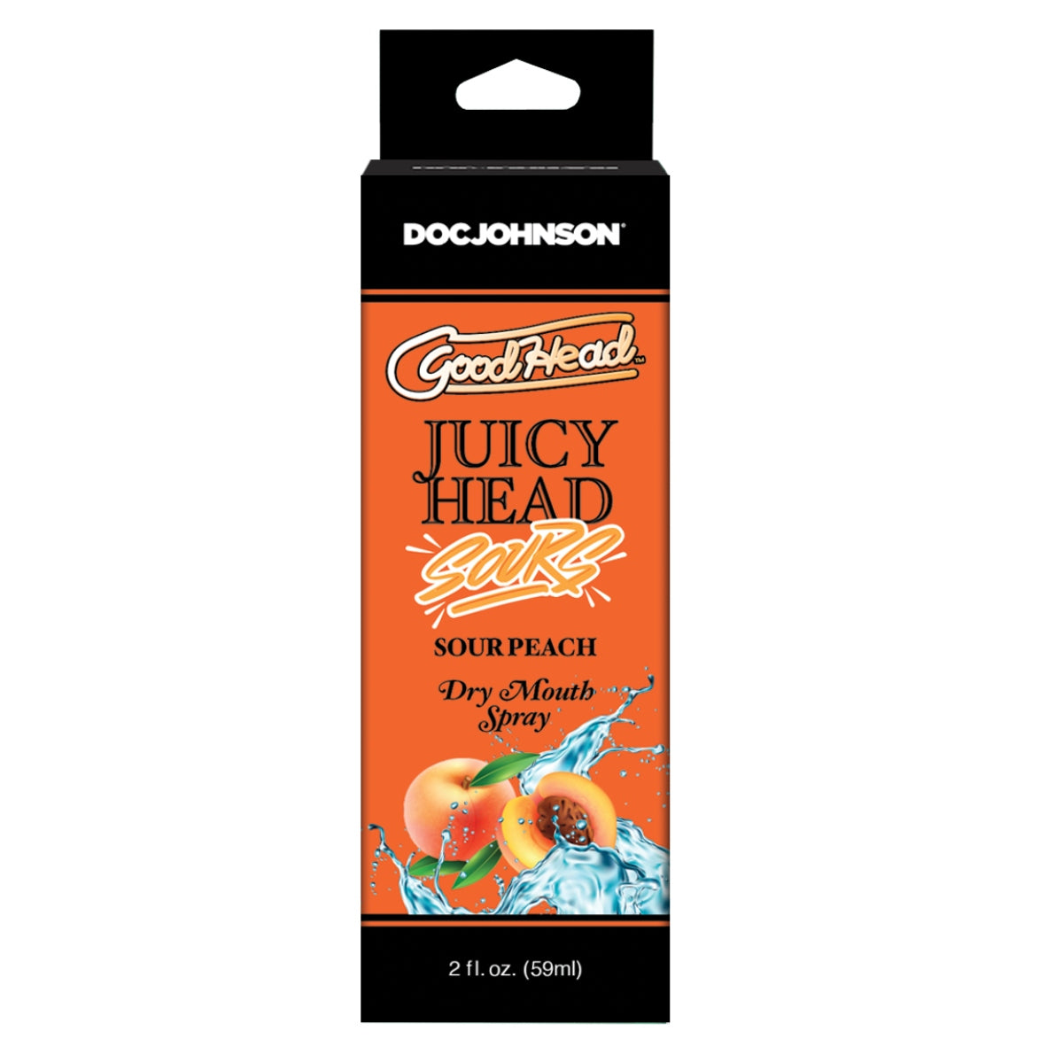 GoodHead Juicy Head Dry Mouth Spray Sour Peach 2fl oz