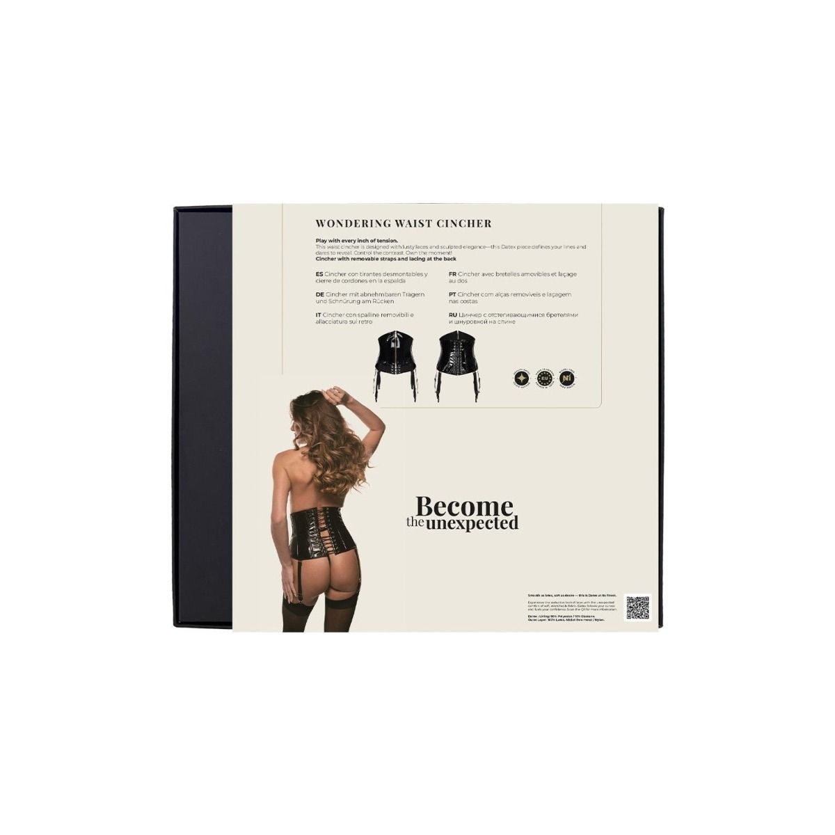 Guilty Pleasure Wondering Waist Cincher Black Medium