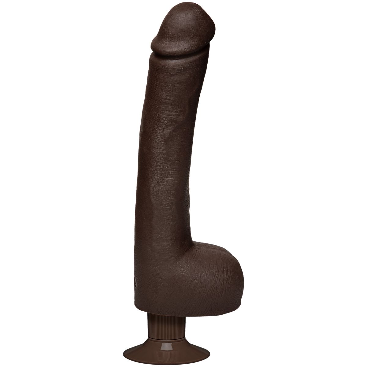 Signature Cocks Safaree Samuels Anaconda Vibrating Ultraskyn Cock with Suction Base Black 12"