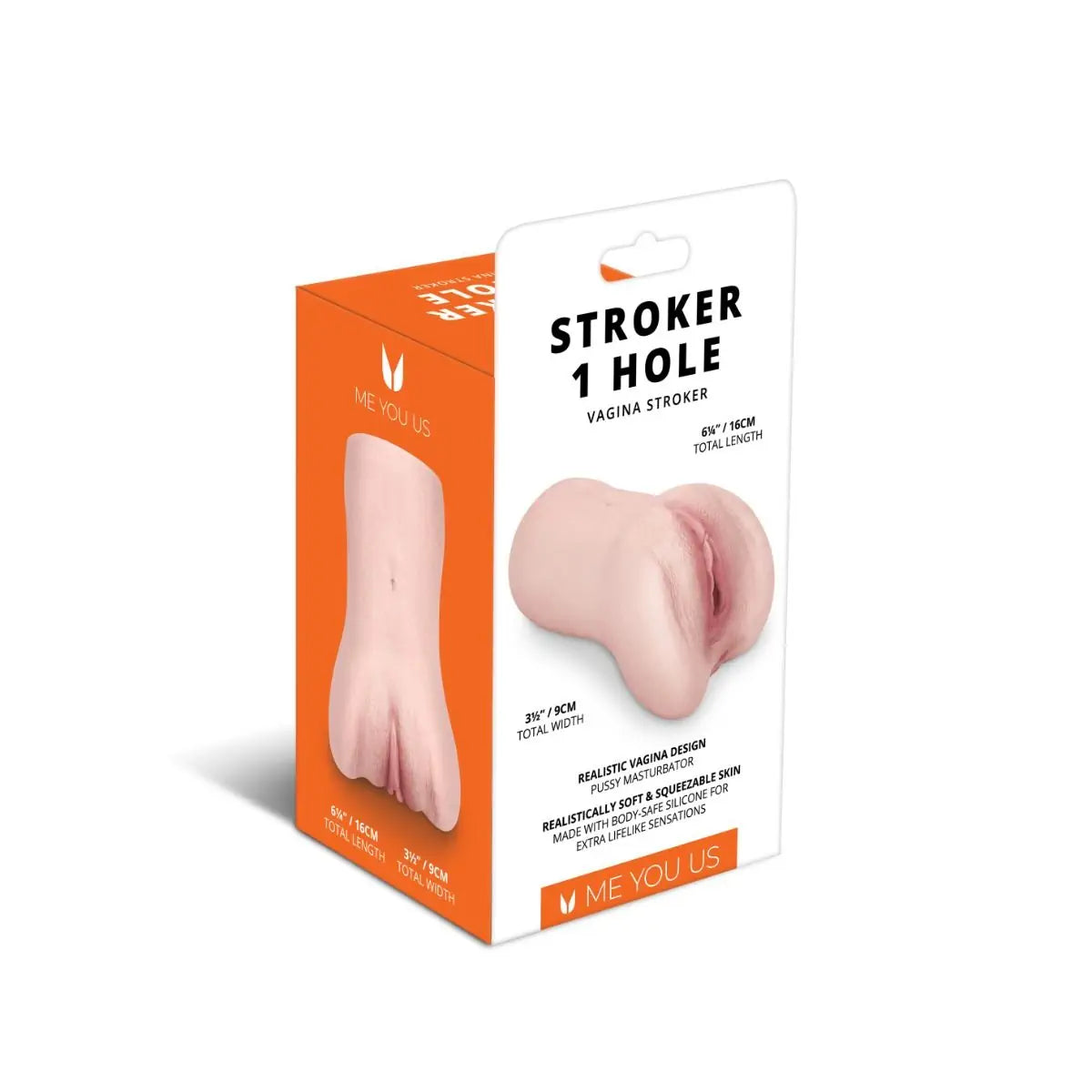 Me You Us Male Masturbator Silicone Stroker Single Hole