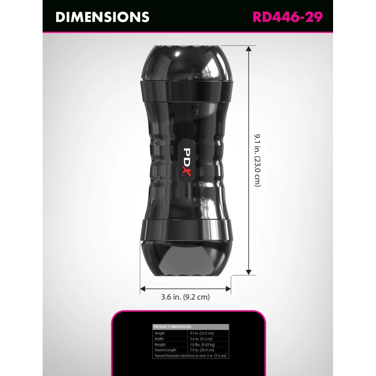 PDX Extreme Super Flip A Pussy Over Double Stroker - Brown