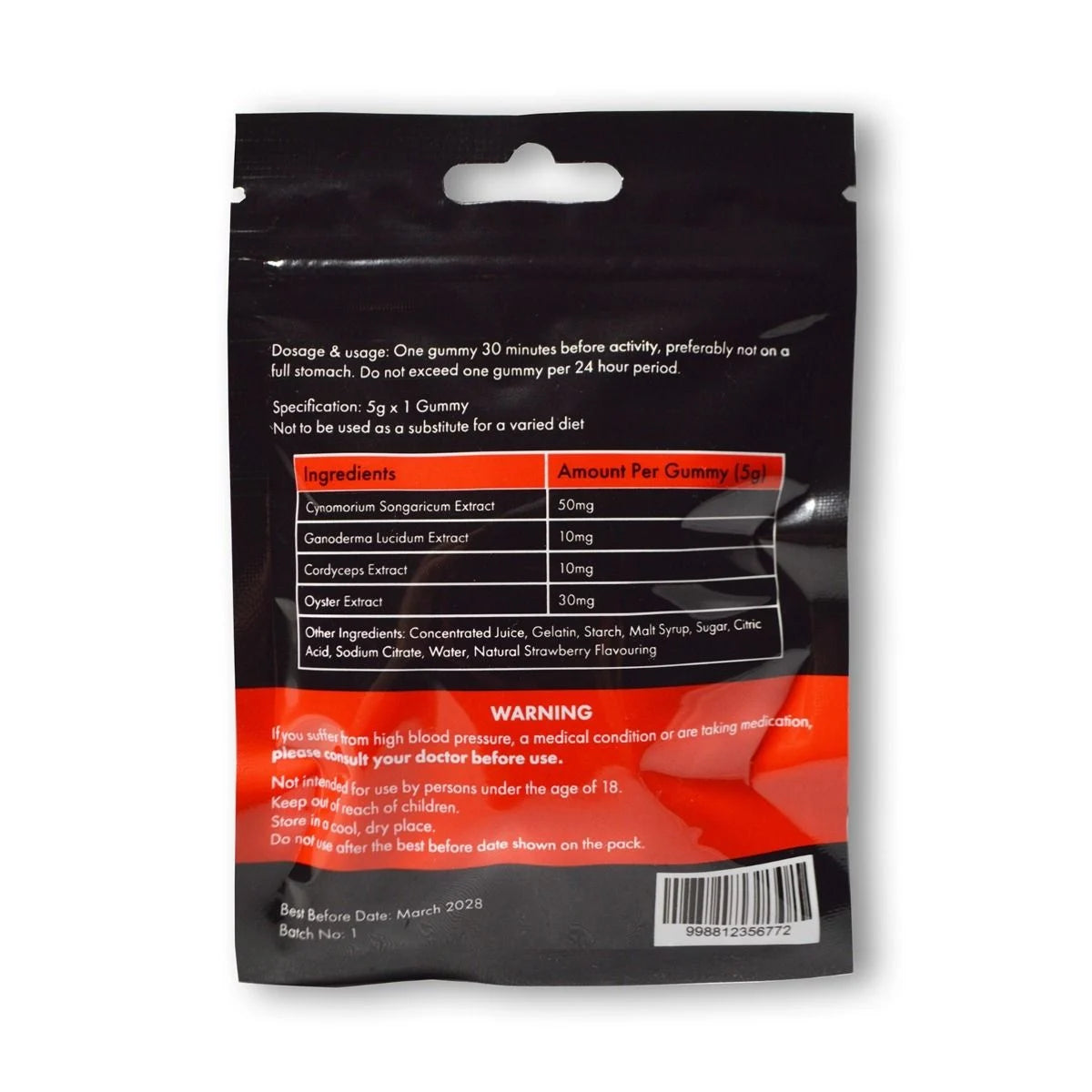 Stallion Gummies 6 Pack Male Herbal Enhancer