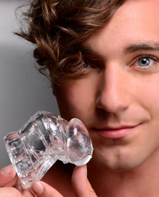 Detained 2.0 Restrictive Chastity Cage w/ Nubs