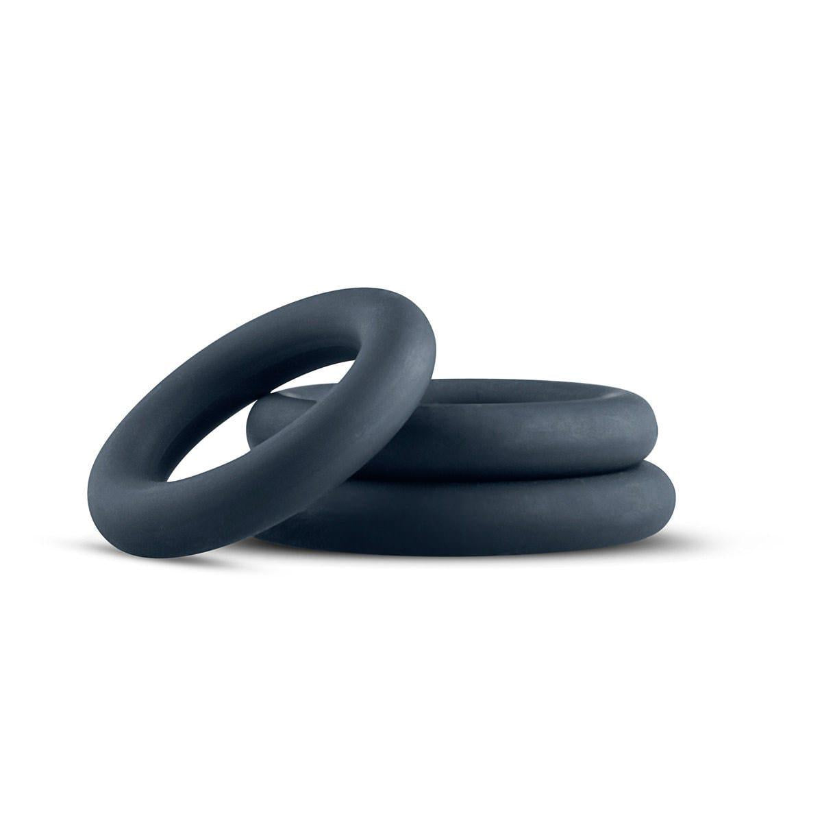 Boners 3-Piece Cock Ring Set Grey