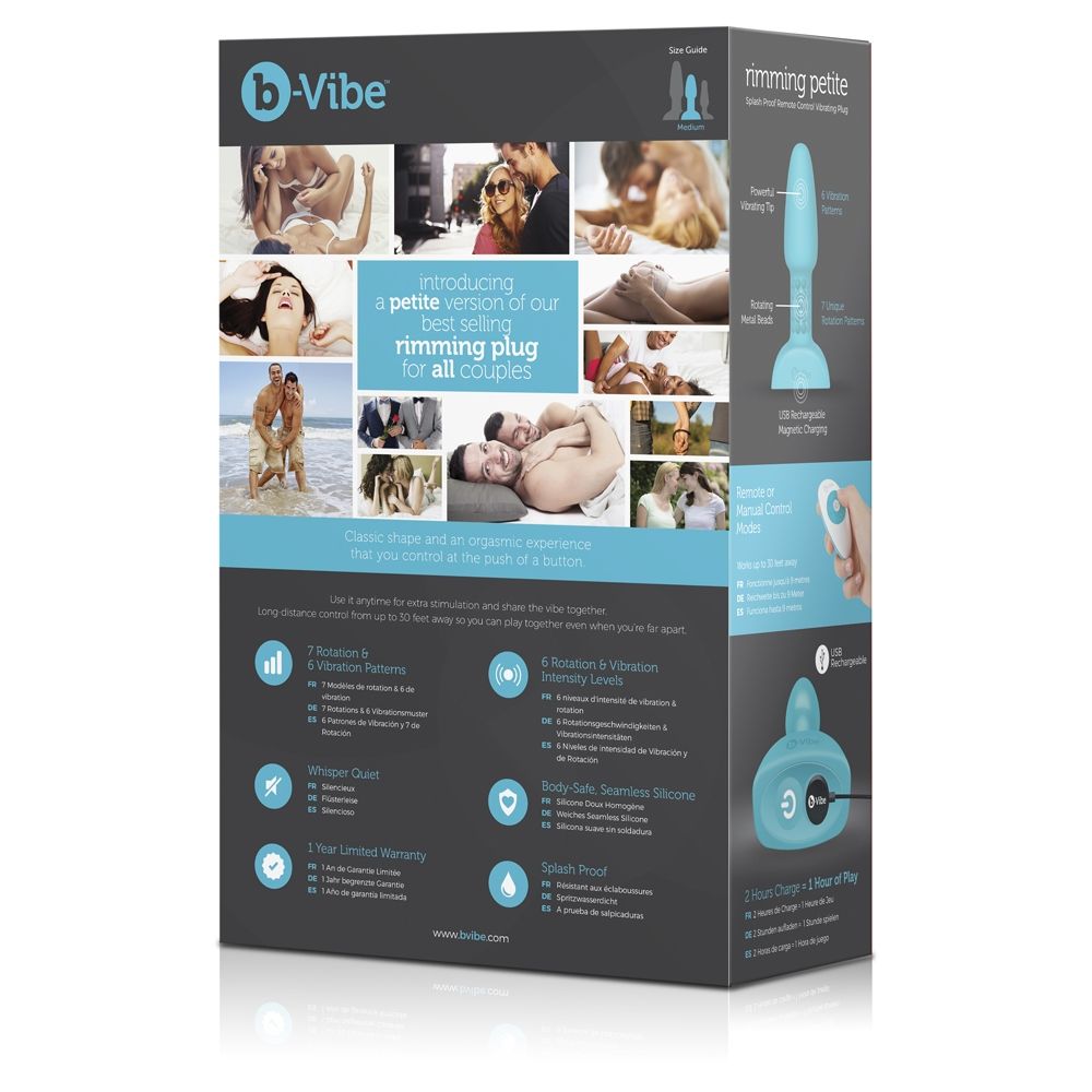 b-Vibe Rimming Petite Teal