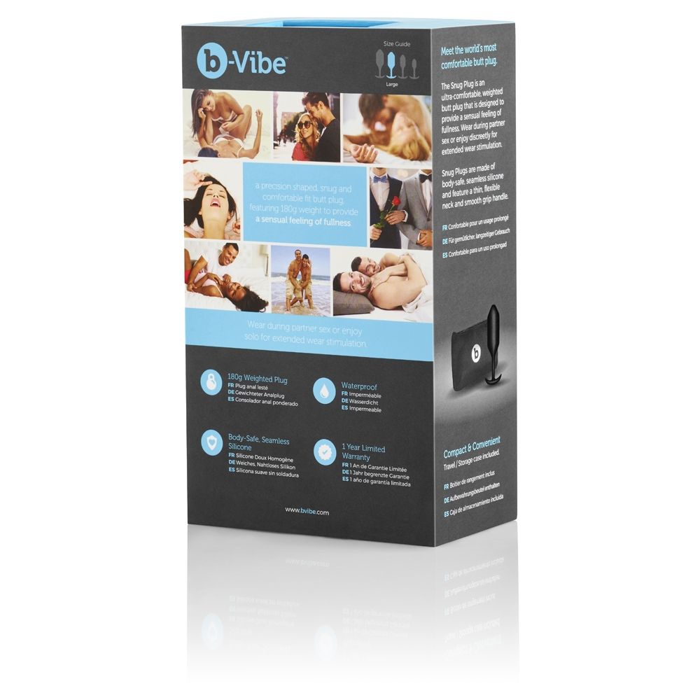 b-Vibe Snug Plug 3 Black