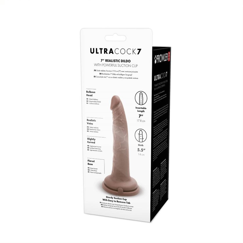 Prowler RED Ultra Cock 7" Dildo - Caramel