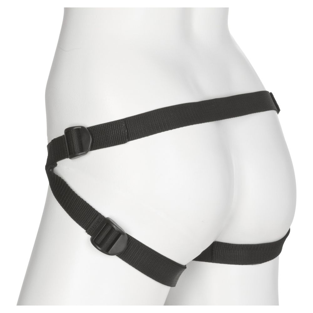Doc Johnson Vac-U-Lock Platinum Luxe Harness With Plug Black