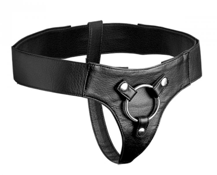 Domina Adjustable Wide Band Strap On Harness