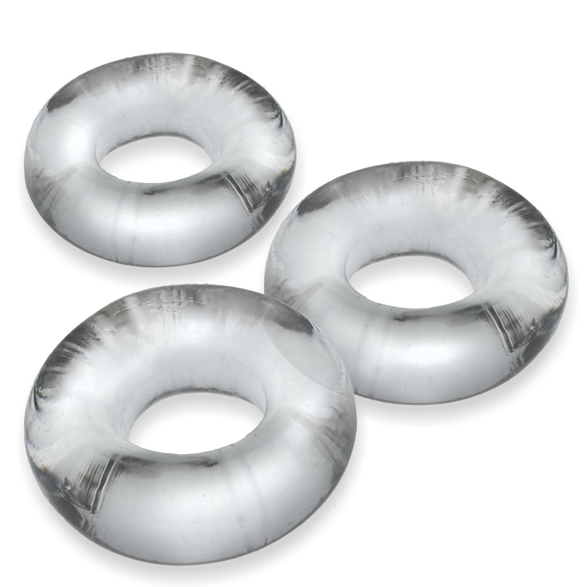 Oxballs Fat Willy 3-Pack Jumbo Cockrings Clear