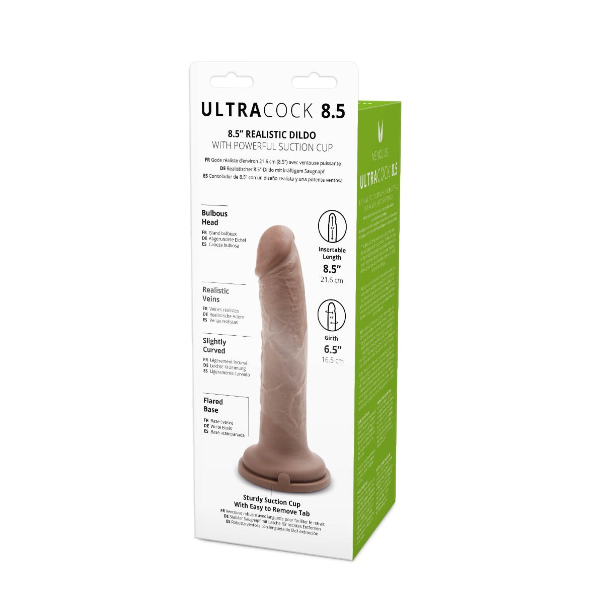 Me You Us Ultra Cock 8.5" Caramel Realistic Dildo