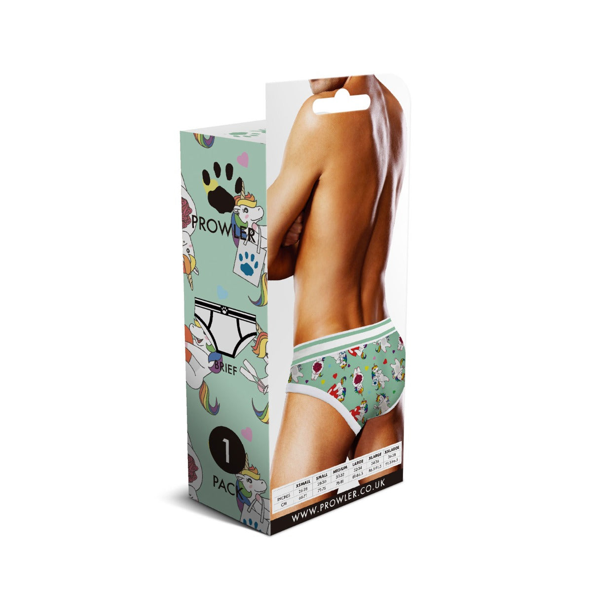 Prowler Unicorn Hearts Brief XXLarge