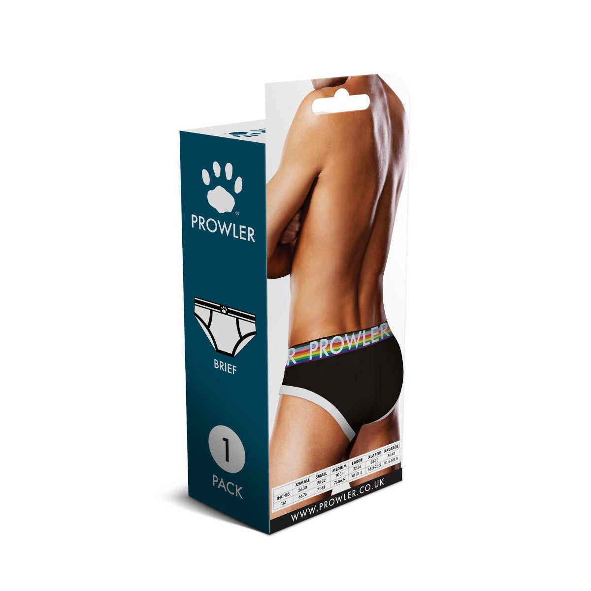 Prowler Black Oversized Paw Brief XXL