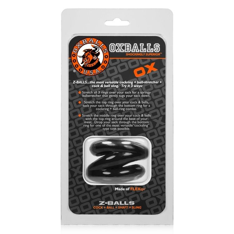 Oxballs Z Balls Ballstretcher Black