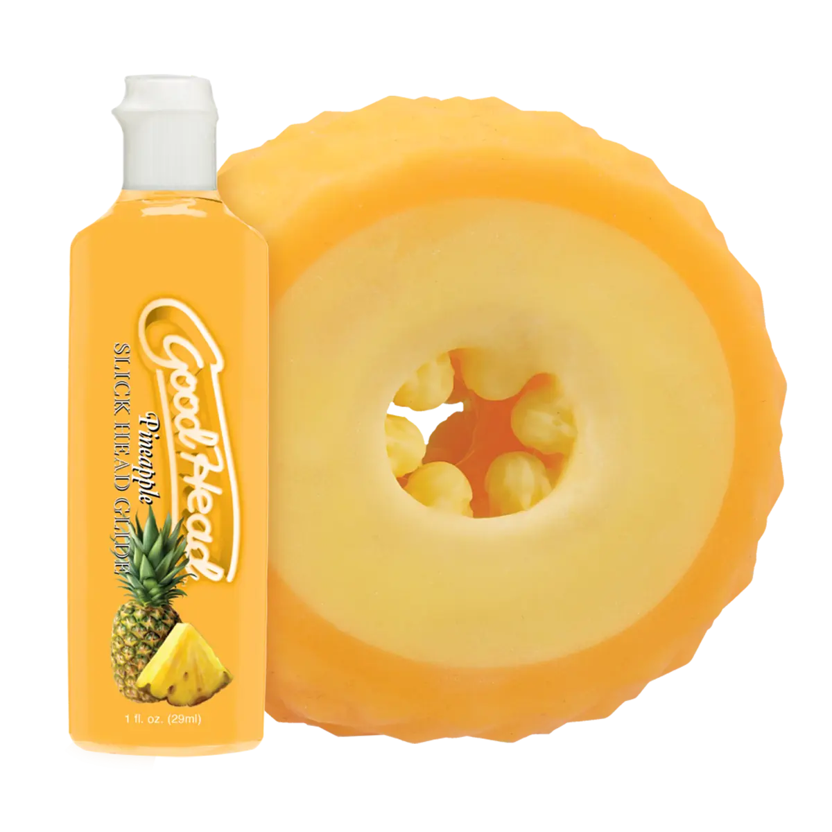 GoodHead Pineapple Blowjob Set Open Ended Stroker