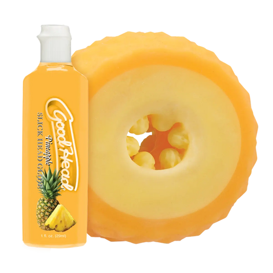 GoodHead Pineapple Blowjob Set Open Ended Stroker