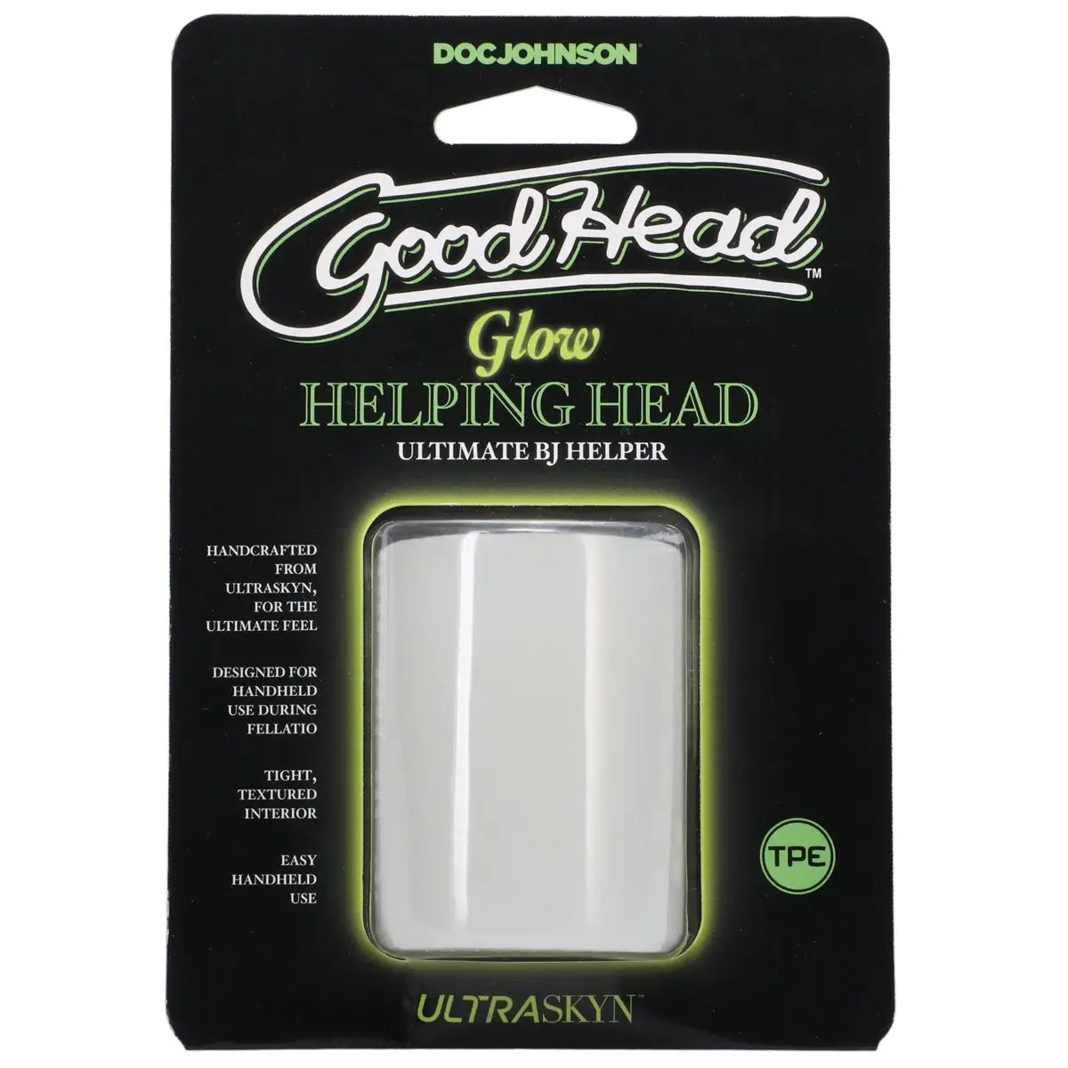 GoodHead Glow Helping Head Silicone Stroker
