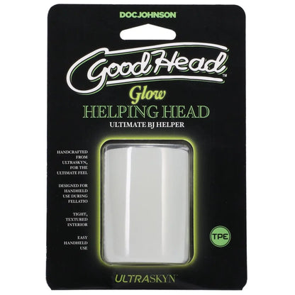GoodHead Glow Helping Head Silicone Stroker