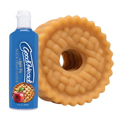 GoodHead Apple Pie Blowjob Set Open Ended Stroker