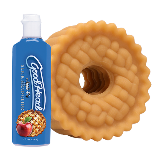 GoodHead Apple Pie Blowjob Set Open Ended Stroker