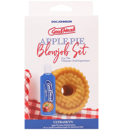 GoodHead Apple Pie Blowjob Set Open Ended Stroker