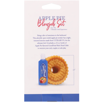 GoodHead Apple Pie Blowjob Set Open Ended Stroker