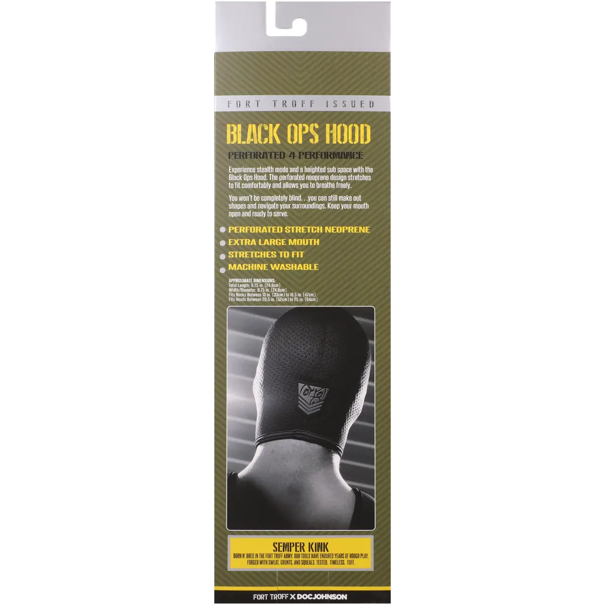 Fort Troff Black Ops Hood Regular