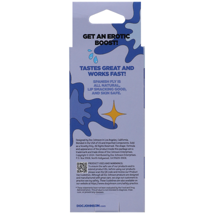 Spanish Fly Sex Liquid Blue Raspberry 1oz