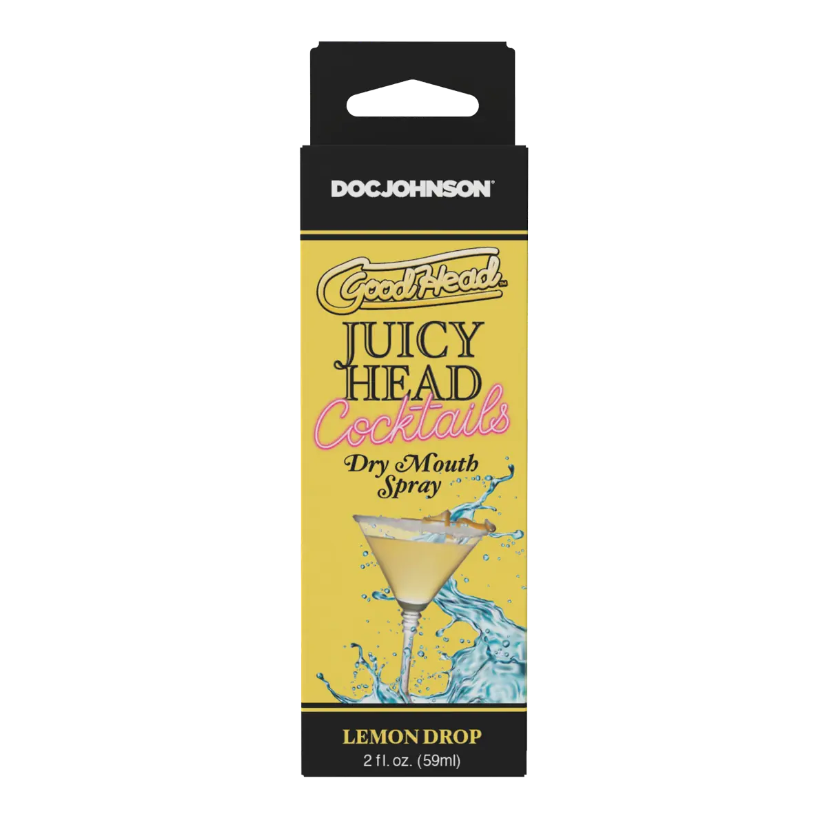 GoodHead Juicy Head Cocktails Dry Mouth Spray Lemon Drop 2oz
