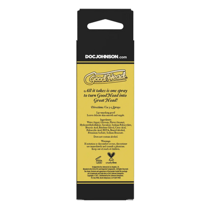 GoodHead Juicy Head Cocktails Dry Mouth Spray Lemon Drop 2oz