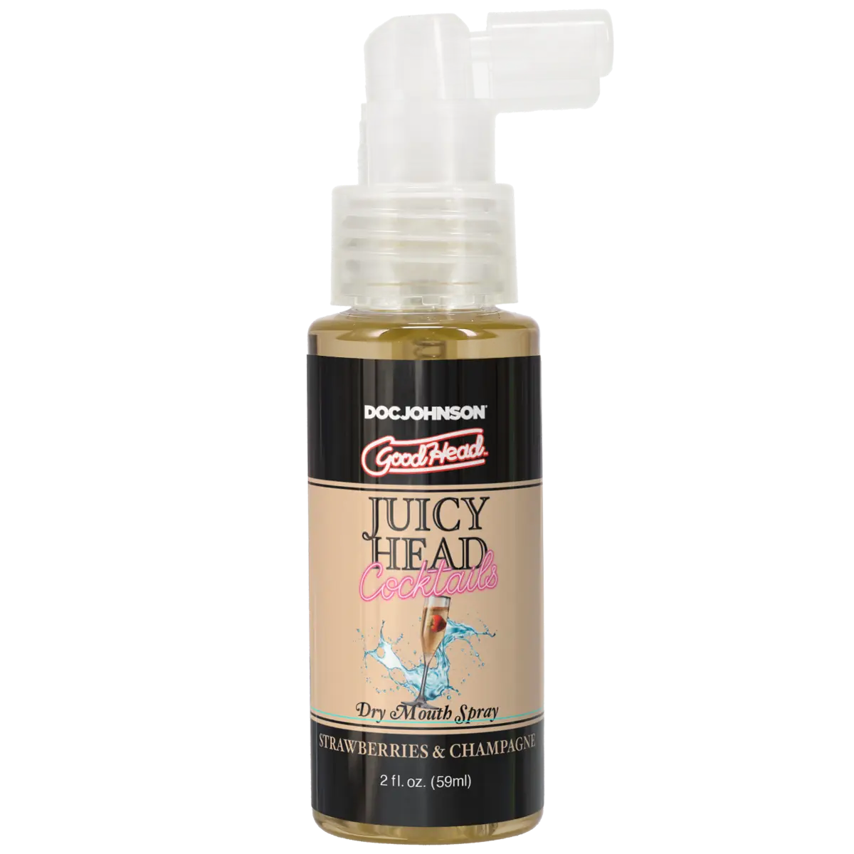 GoodHead Juicy Head Cocktails Dry Mouth Spray Strawberries & Champagne 2oz