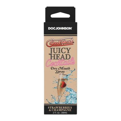 GoodHead Juicy Head Cocktails Dry Mouth Spray Strawberries & Champagne 2oz