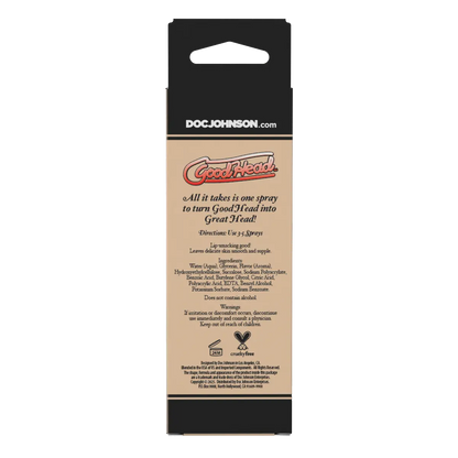 GoodHead Juicy Head Cocktails Dry Mouth Spray Strawberries & Champagne 2oz