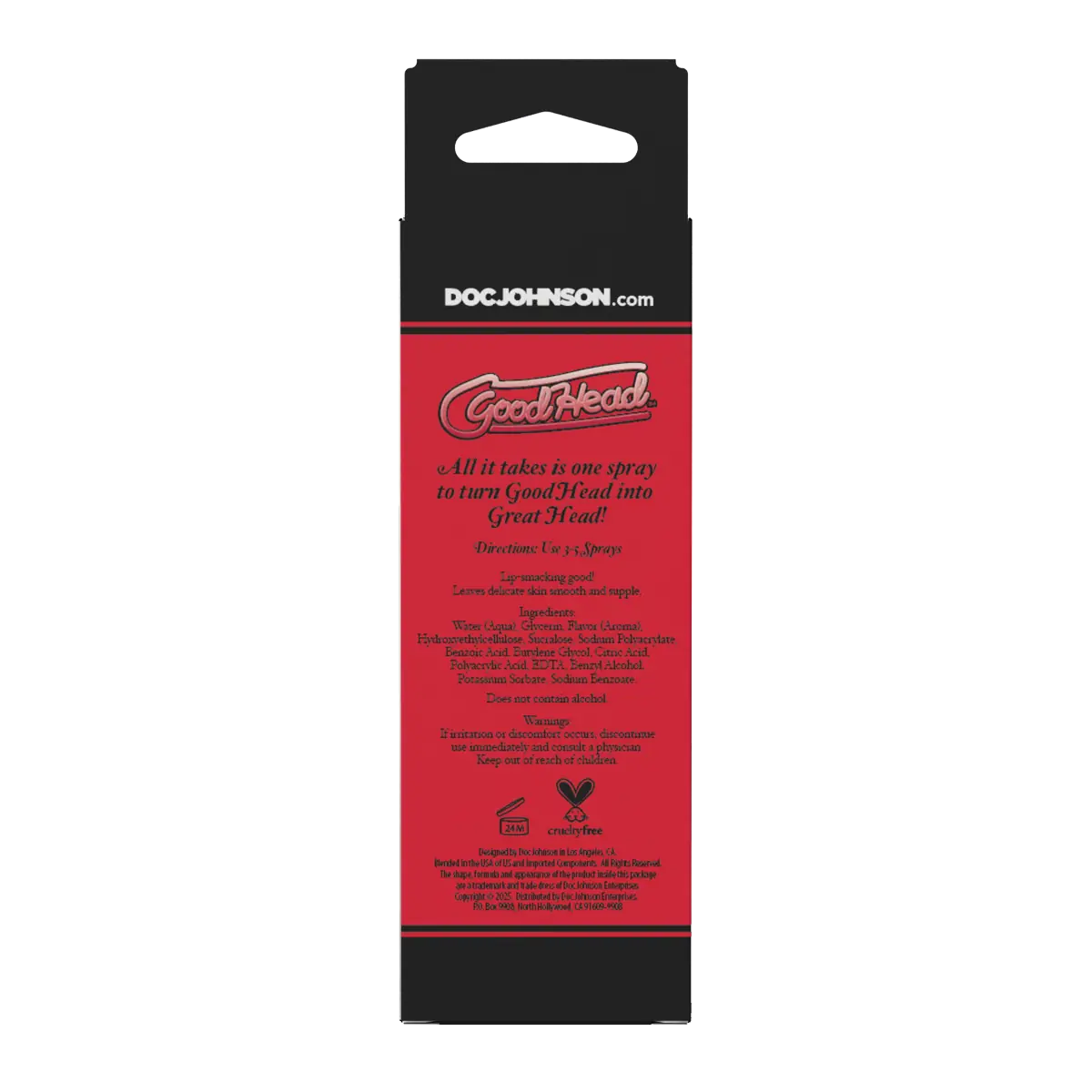 GoodHead Juicy Head Cocktails Dry Mouth Spray Sex on the Beach 2oz