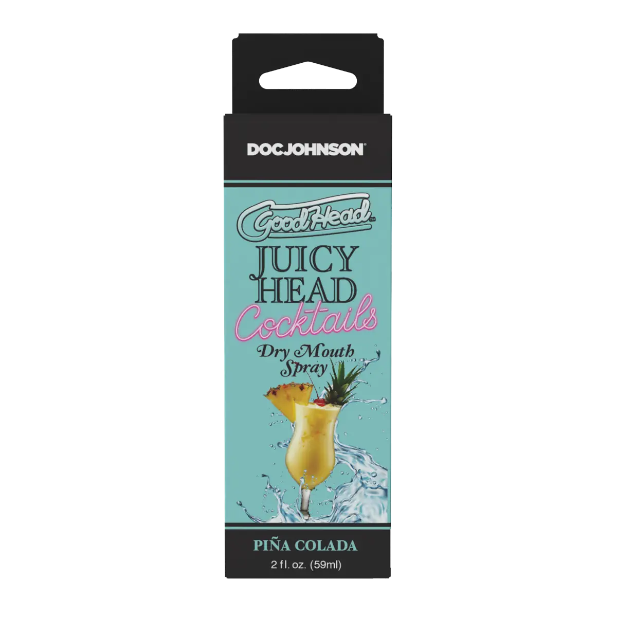 GoodHead Juicy Head Cocktails Dry Mouth Spray Pina Colada 2oz