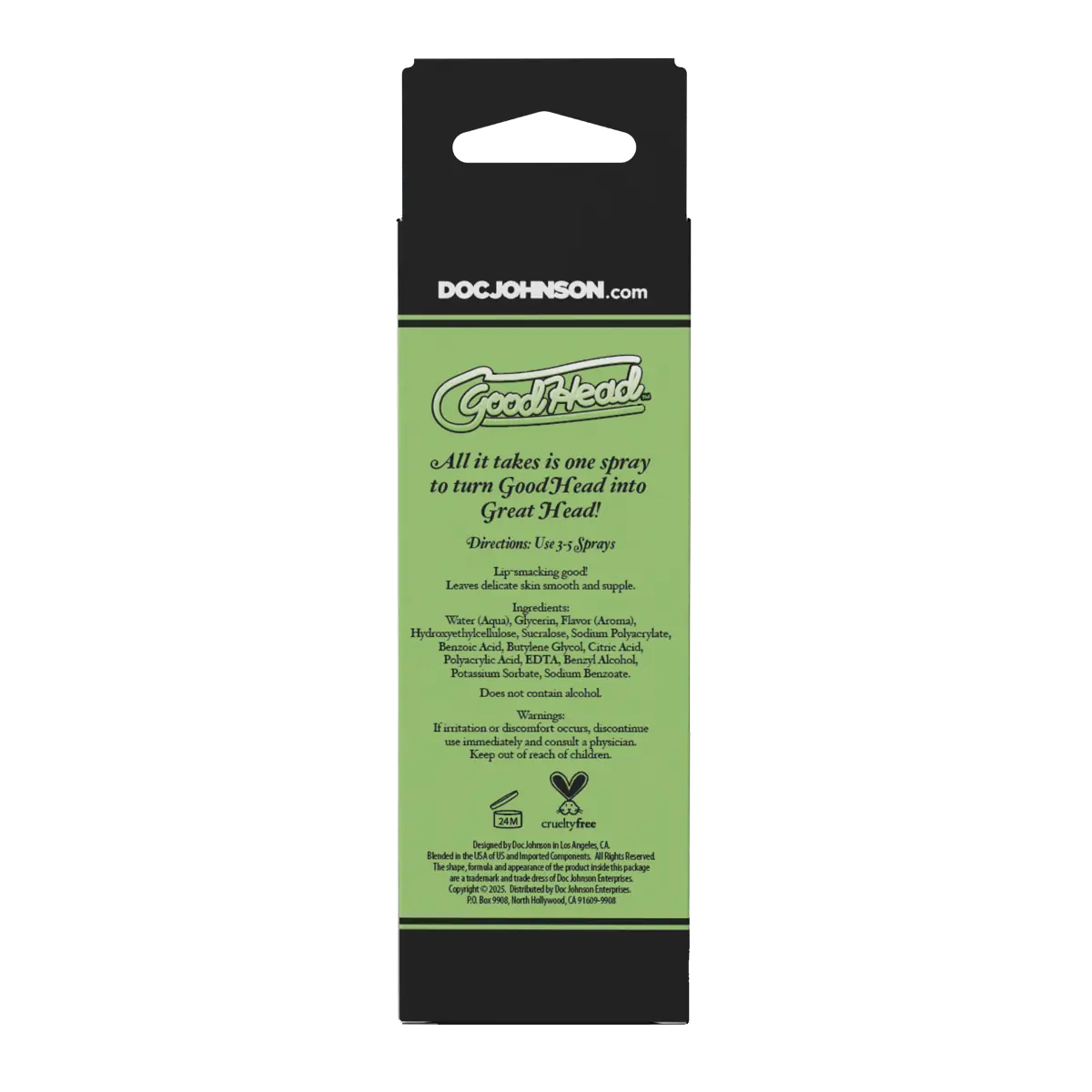 GoodHead Juicy Head Cocktails Dry Mouth Spray Mojito 2oz