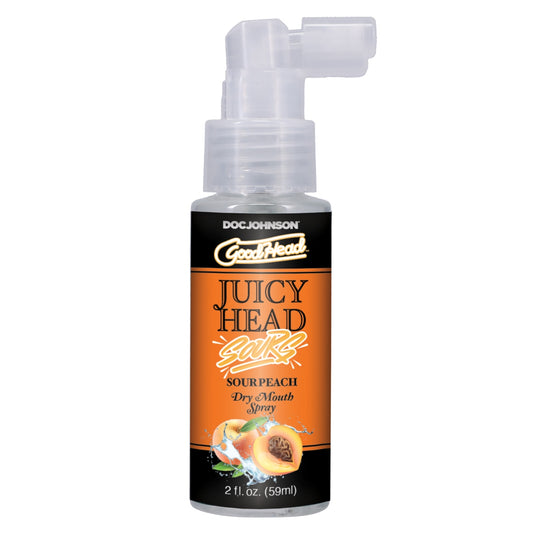 GoodHead Juicy Head Dry Mouth Spray Sour Peach 2fl oz