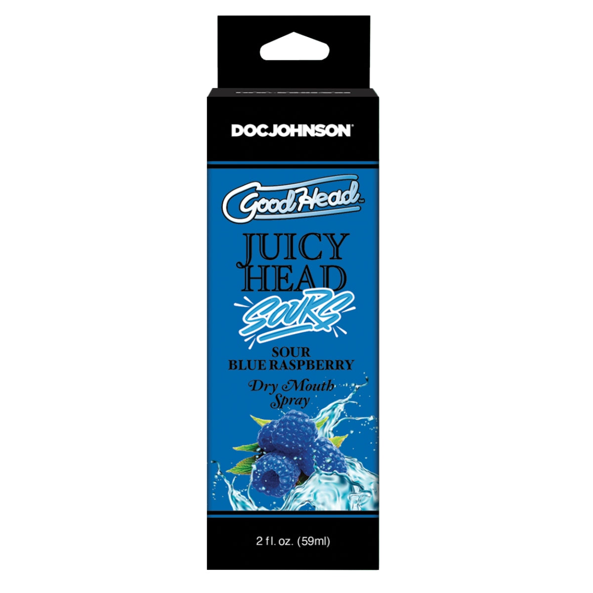 GoodHead Juicy Head Dry Mouth Spray Sour Blue Raspberry 2 fl oz