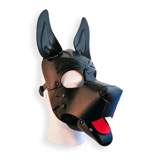 BRUTUS Vegan Pup Hood Puppy Play Black