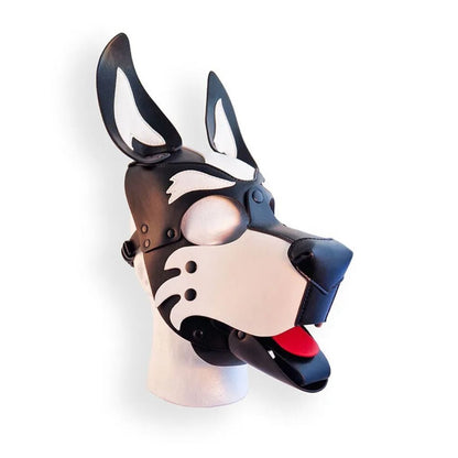 BRUTUS Vegan Pup Hood Puppy Play Black-White