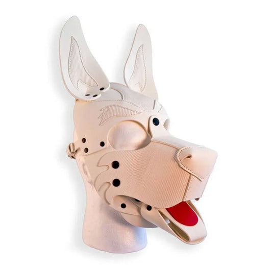 BRUTUS Vegan Pup Hood Puppy Play White
