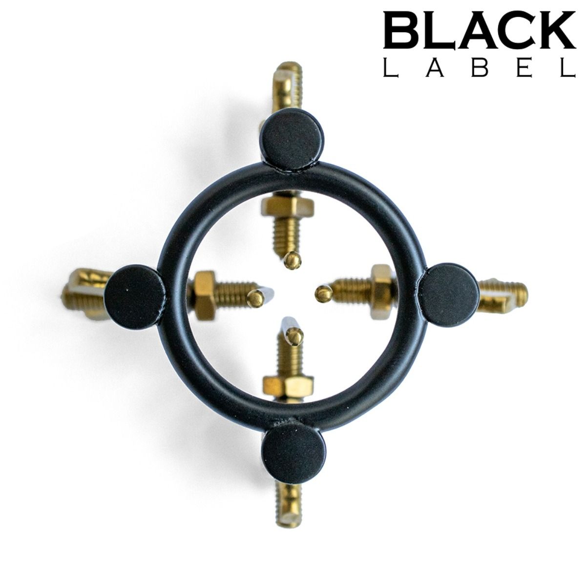 Black Label 4-Way Urethral Stretcher Black/Gold