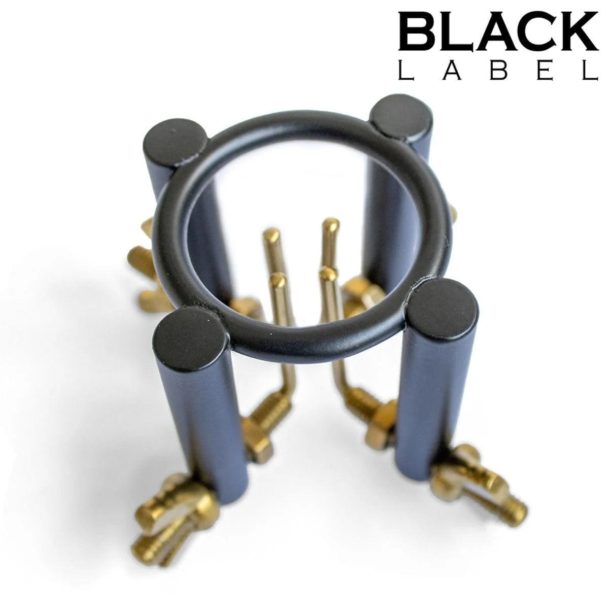 Black Label 4-Way Urethral Stretcher Black/Gold