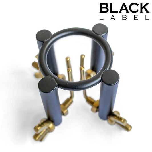 Black Label 4-Way Urethral Stretcher Black/Gold