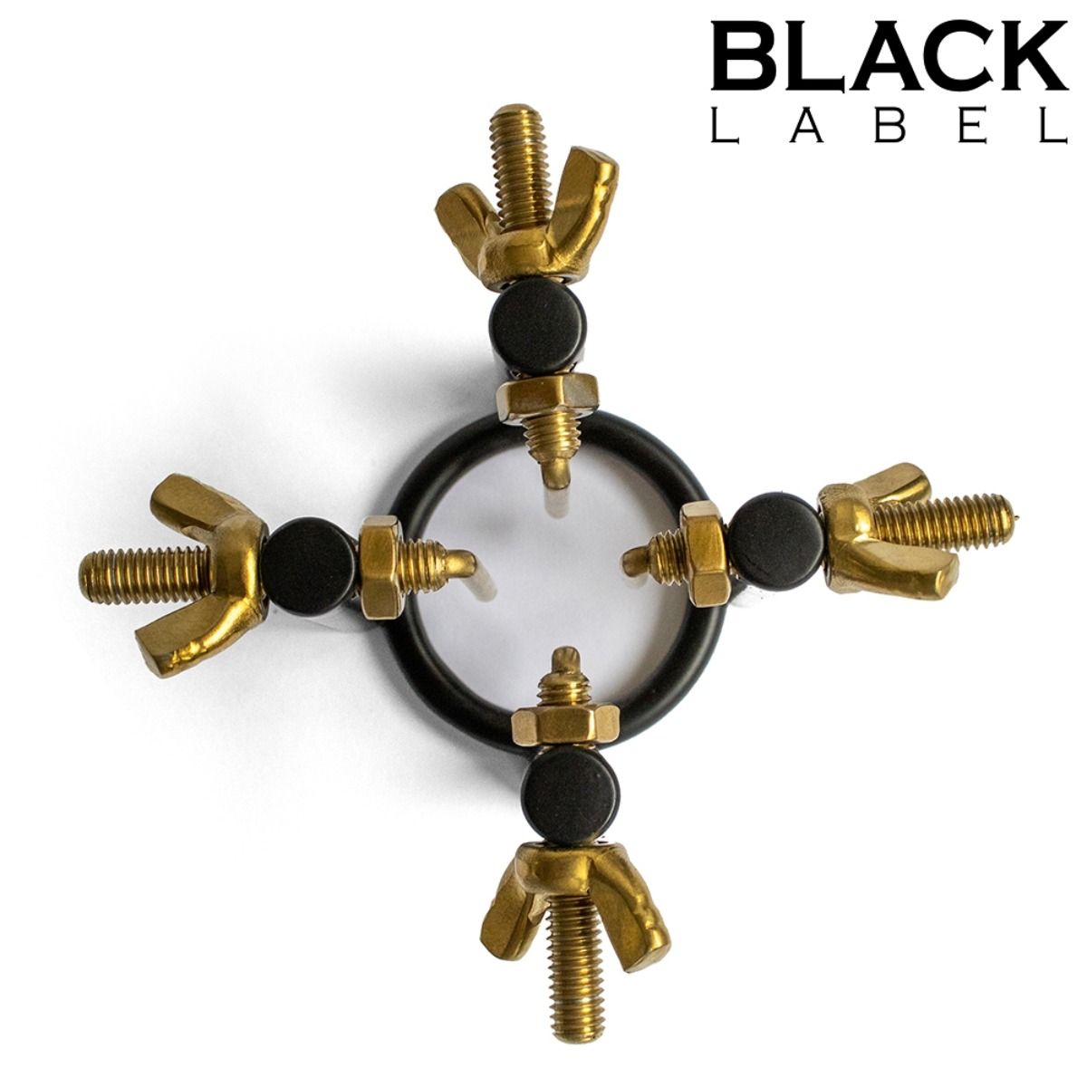 Black Label 4-Way Urethral Stretcher Black/Gold
