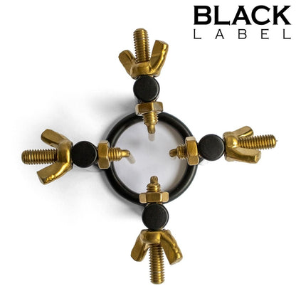 Black Label 4-Way Urethral Stretcher Black/Gold