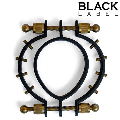 Black Label Pussy Clamp 2.0 w. Spikes Black/Gold