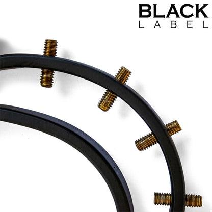 Black Label Pussy Clamp 2.0 w. Spikes Black/Gold