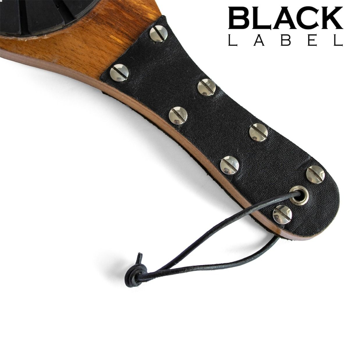 Black Label Wooden Boot Spanking Paddle